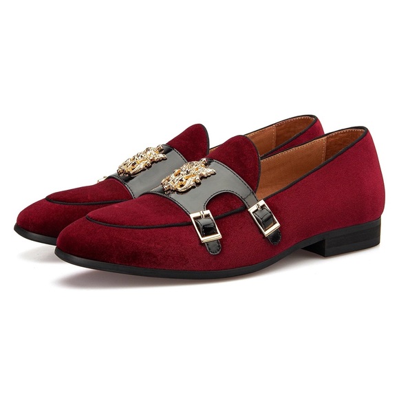 Men’s Leather Burgundy Loafers